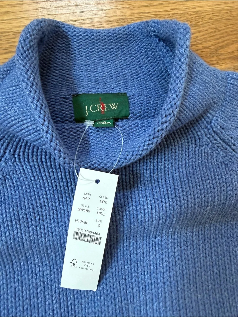 J.Crew Rollneck Sweater NWT